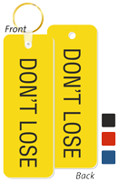 Do Not Lose Double Sided Keychain Tags, SKU: SE-7465