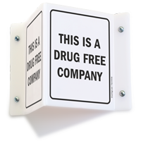 This Is A Drug Free Company Sign