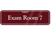 Exam Room 7 ShowCase Wall Sign