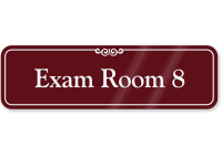 Exam Room 8 ShowCase Wall Sign