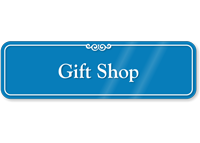 Gift Shop Showcase Hospital Sign