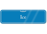 Ice Showcase Hospital Sign