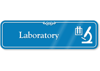 Laboratory Hospital Showcase Sign