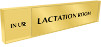 Lactation Room   In Use/Vacant Slider Sign