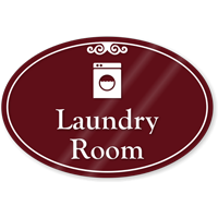 Laundry Room ShowCase Sign