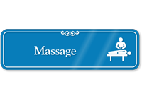 Massage Hospital Showcase Sign