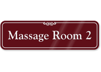 Massage Room 2 ShowCase Wall Sign