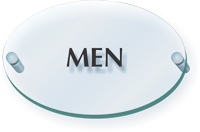 Men ClearBoss Sign