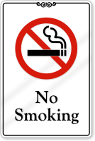 No Smoking (with No Smoking symbol)