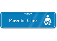 Parental Care Hospital Showcase Sign