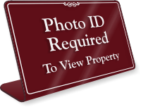 Photo ID Required To View Property