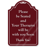 Please Be Seated ShowCase Sign