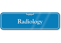 Radiology Showcase Hospital Sign