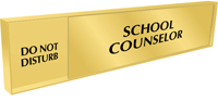 School Counselor Do Not Disturb/Please Knock Slider Sign
