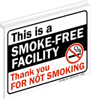 This is a Smoke-Free Facility Thank Sign