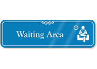 Waiting Area Lounge Showcase Hospital Sign
