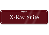 X Ray Suite Sign