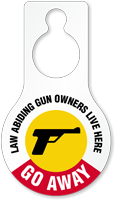 Law Abiding Gun Owners Humorous Hang Tag