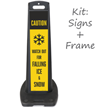 LotBoss "CAUTION Watch Out For Falling Ice & Snow" Portable Kit