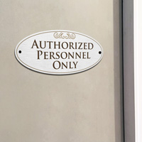 Security Door Signage