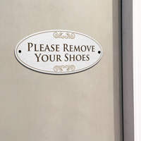 Robust DiamondPlate Shoe Removal Marker