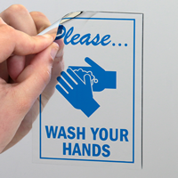 Please Wash Your Hands Decal