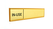 Engraved In Use/Vacant Signs